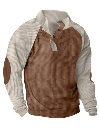LAURENT MONACO | PULL EN MAILLE À CONTRASTES POUR HOMMES