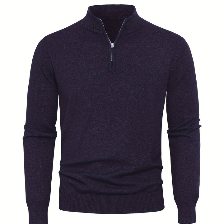 LAURENT MONACO | PULL À COL ZIP POUR HOMMES