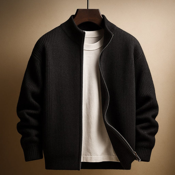 LAURENT MONACO | PULL CÔTE À CÔTE AVEC ZIP POUR HOMME