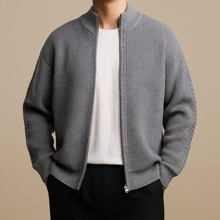 LAURENT MONACO | PULL CÔTE À CÔTE AVEC ZIP POUR HOMME