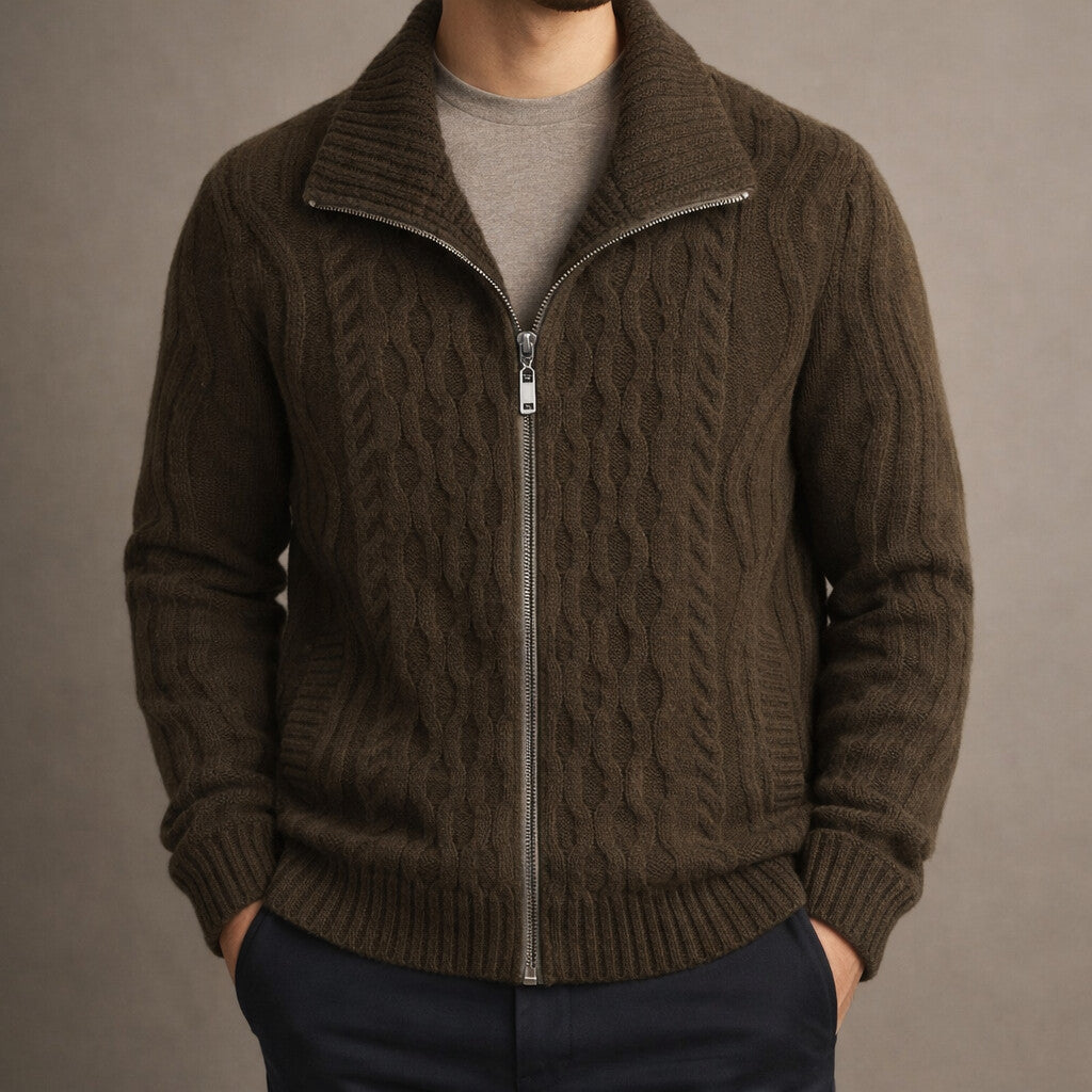 LAURENT MONACO | GILET CLASSIQUE ZIPPÉ POUR HOMME