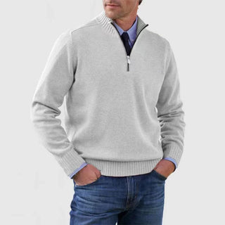LAURENT MONACO | PULL ÉLÉGANT HOMME À MI-ZIP