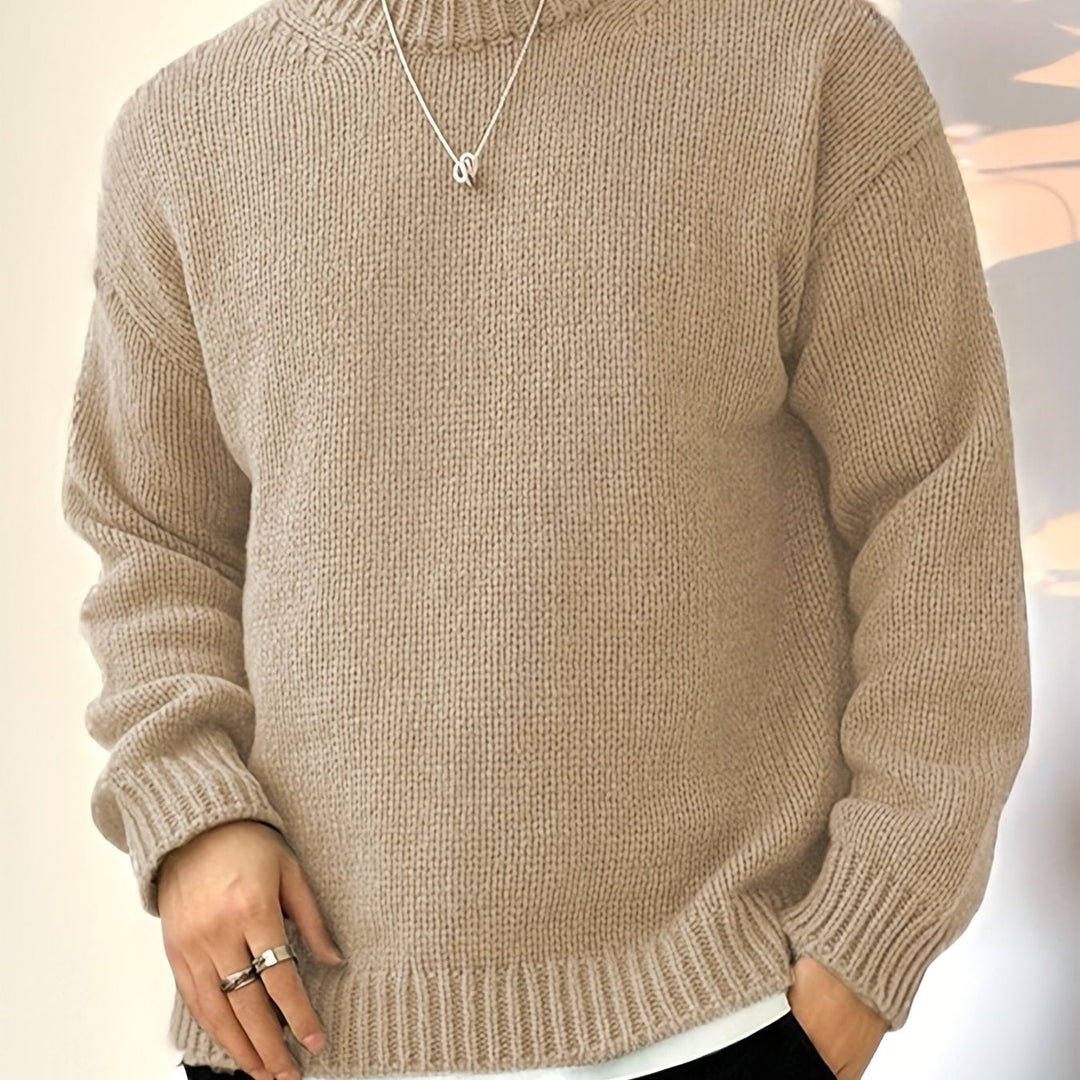 LAURENT MONACO | PULL EN MAILLE À COL ROND POUR HOMMES
