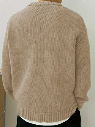 LAURENT MONACO | PULL EN MAILLE À COL ROND POUR HOMMES