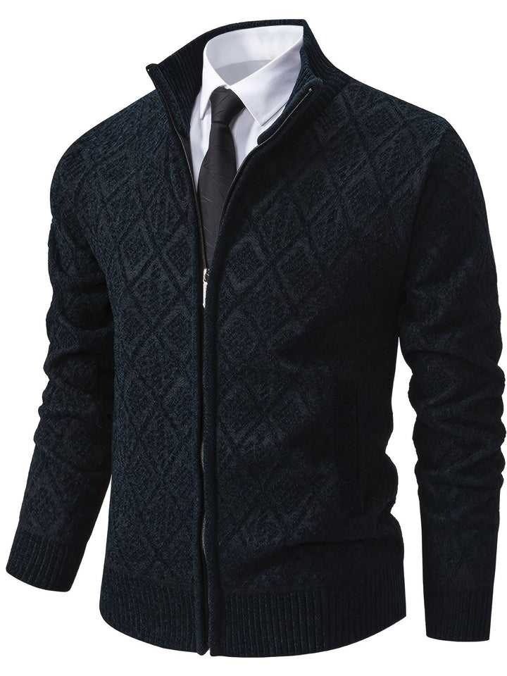 LAURENT MONACO | PULL EN MAILLE GÉOMÉTRIQUE POUR HOMMES