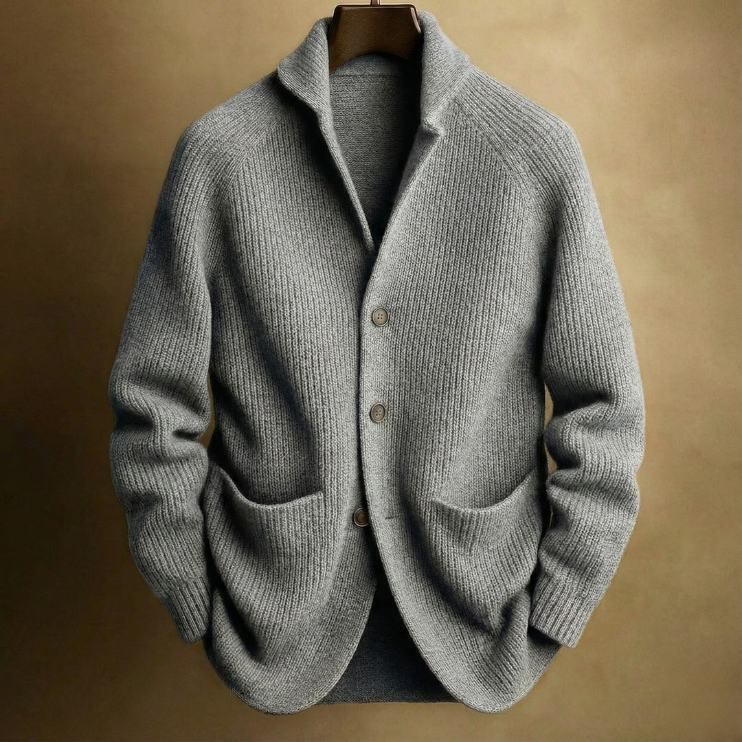 LAURENT MONACO | GILET EN LAINE CÔTELÉE POUR HOMME
