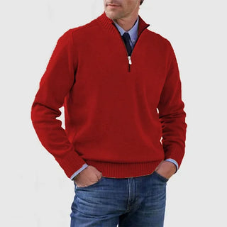 LAURENT MONACO | PULL ÉLÉGANT HOMME À MI-ZIP