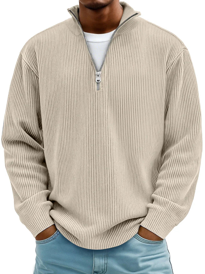 LAURENT MONACO | PULL DEMI-ZIP POUR HOMME