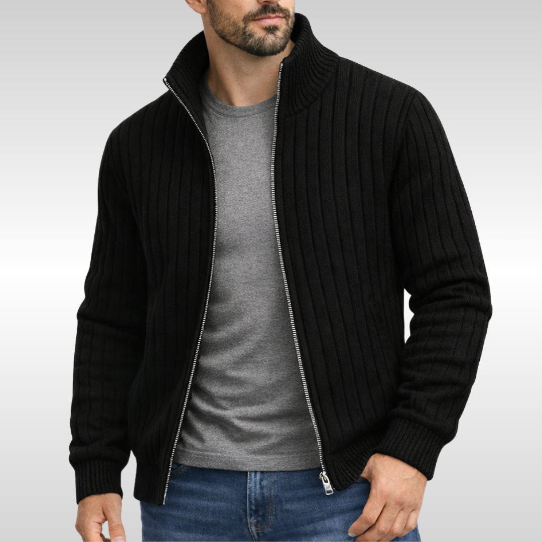 LAURENT MONACO | GILET ZIPPÉ ÉLÉGANT CLASSIQUE