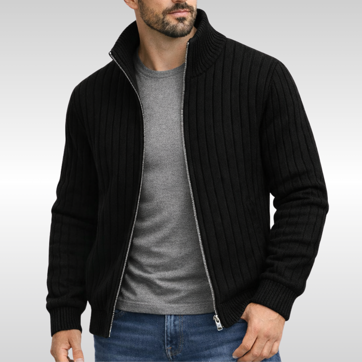 LAURENT MONACO | GILET ZIPPÉ ÉLÉGANT CLASSIQUE