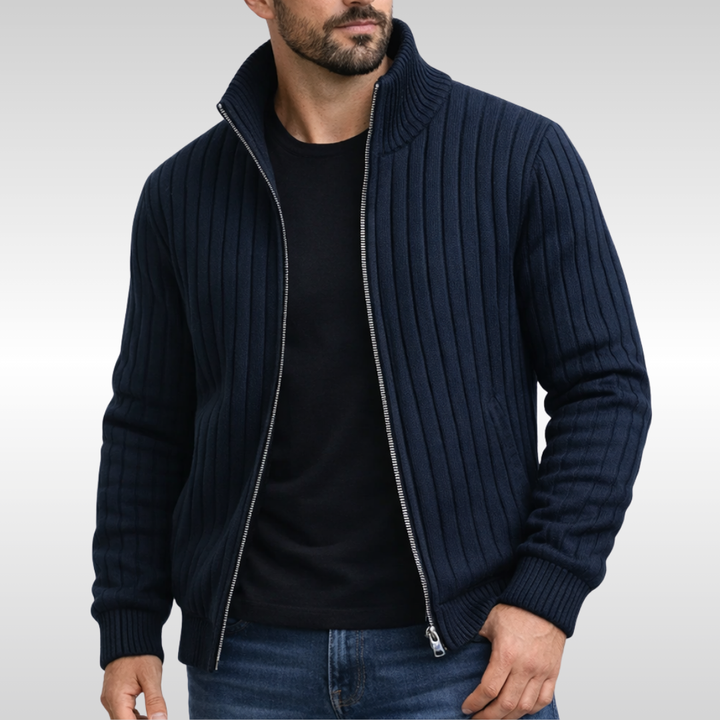 LAURENT MONACO | GILET ZIPPÉ ÉLÉGANT CLASSIQUE