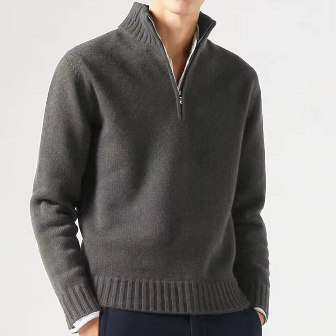 LAURENT MONACO | DOLCEVITA EN LAINE AVEC ZIP POUR HOMME