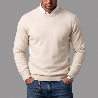 LAURENT MONACO | PULL À CÔTES CLASSIQUE POUR HOMMES