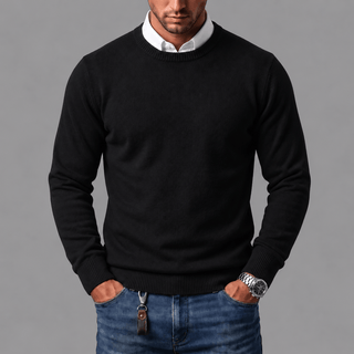 LAURENT MONACO | PULL À CÔTES CLASSIQUE POUR HOMMES