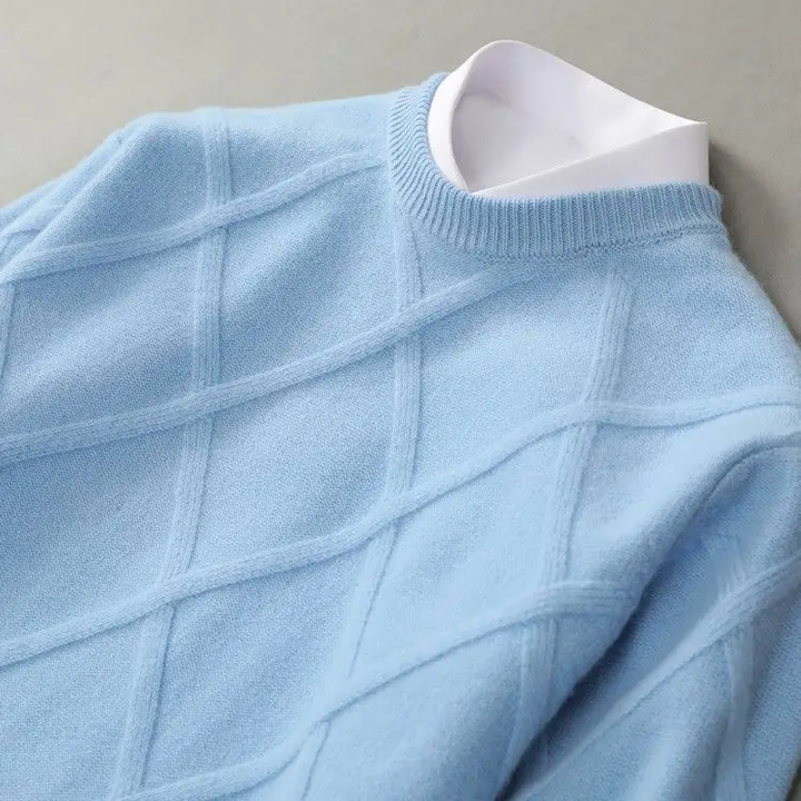 LAURENT MONACO | Pull Argyle en Cachemire