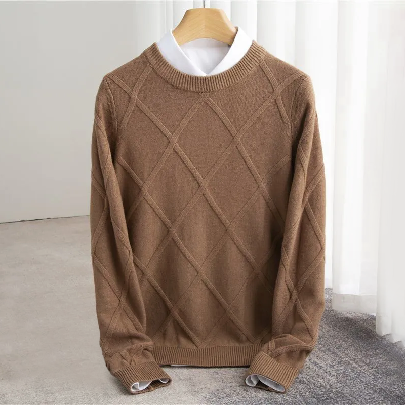 LAURENT MONACO | Pull Argyle en Cachemire