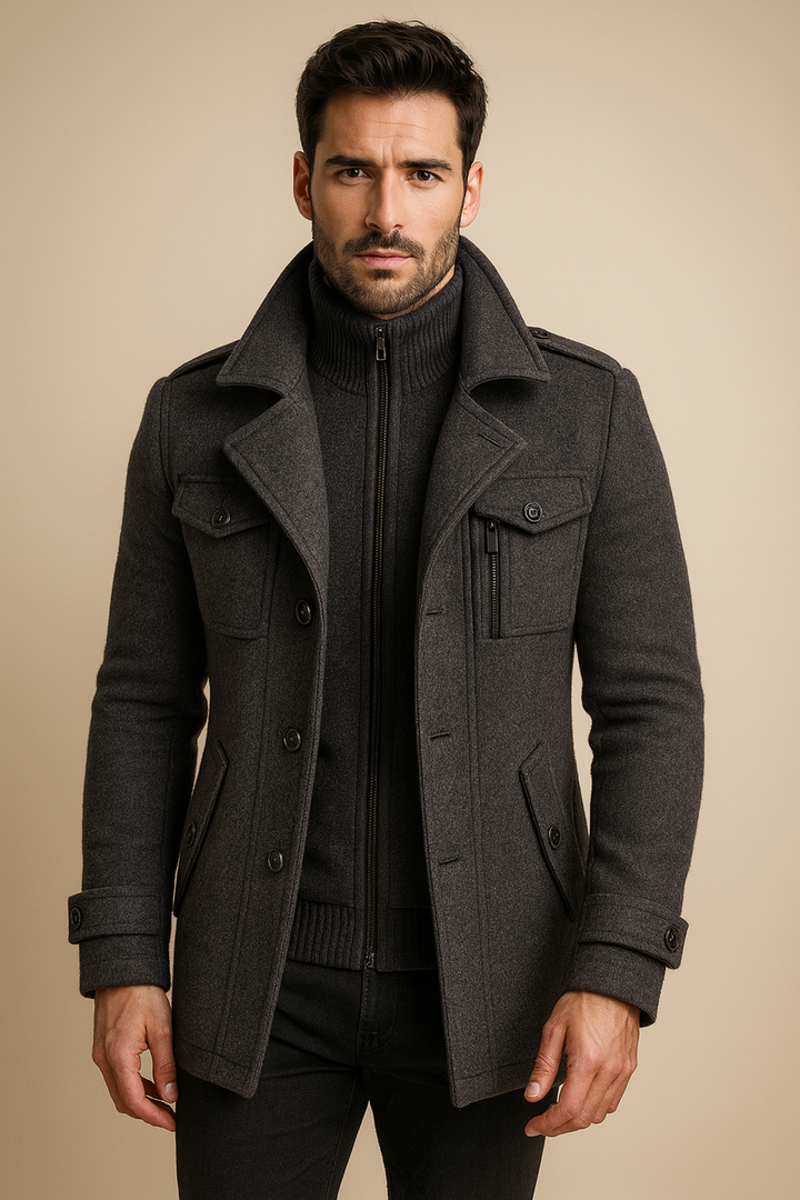 LAURENT MONACO | MANTEAU D'HIVER LONG POUR HOMME
