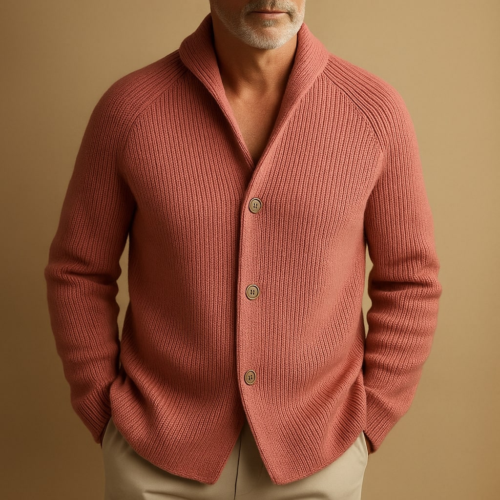 LAURENT MONACO | GILET EN LAINE CÔTELÉE POUR HOMME