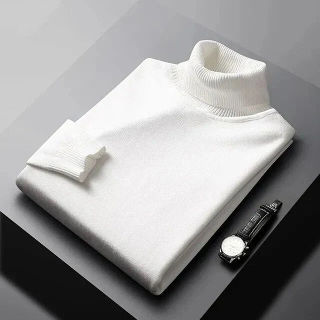 LAURENT MONACO | PULL EN MAILLE À COL ROULÉ POUR HOMME