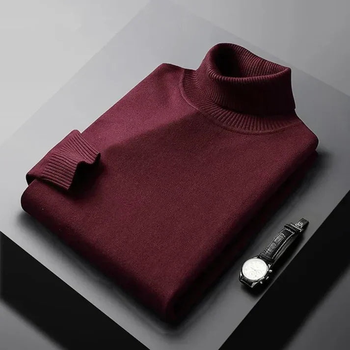 LAURENT MONACO | PULL EN MAILLE À COL ROULÉ POUR HOMME