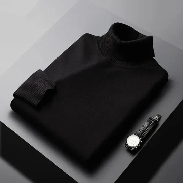 LAURENT MONACO | PULL COL ROULÉ CLASSIQUE POUR HOMME