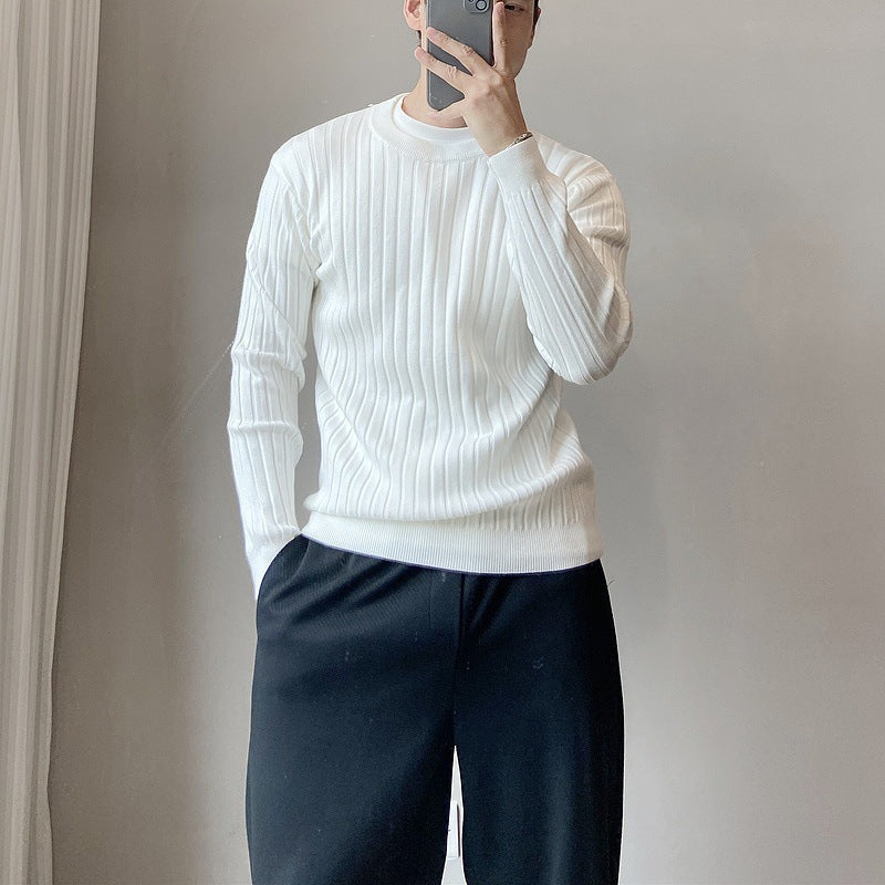 LAURENT MONACO | PULL EN MAILLE DE RAYON POUR HOMMES