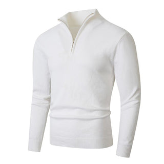 LAURENT MONACO | PULL EN MAILLE À DEMI-FERMETURE ÉCLAIR POUR HOMMES
