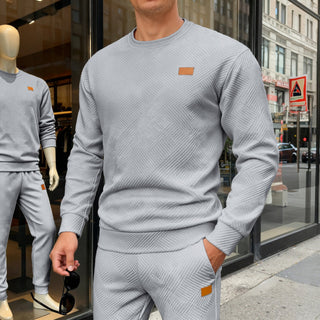LAURENT MONACO | PULL EN MAILLE TEXTURÉE POUR HOMMES