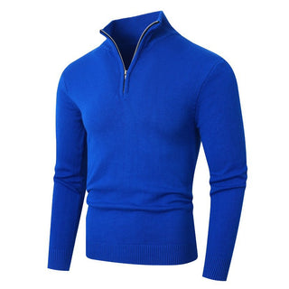 LAURENT MONACO | PULL EN MAILLE À DEMI-FERMETURE ÉCLAIR POUR HOMMES
