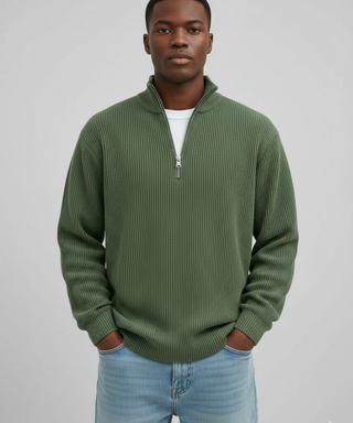 LAURENT MONACO | PULL DEMI-ZIP POUR HOMME