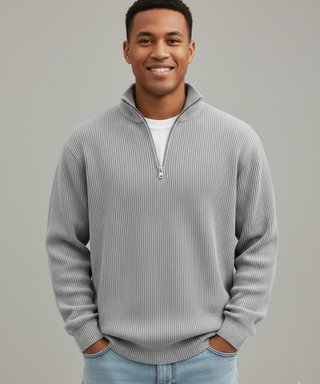 LAURENT MONACO | PULL ZIPPÉ CHALEUR LÉGÈRE POUR HOMMES