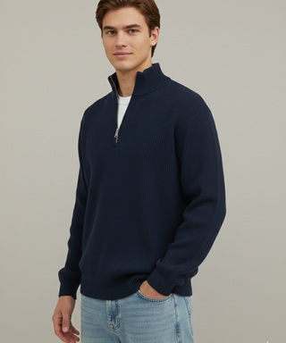 LAURENT MONACO | PULL ZIPPÉ CHALEUR LÉGÈRE POUR HOMMES