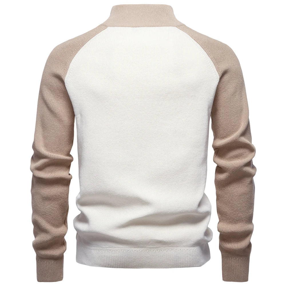 LAURENT MONACO | PULL QUART ZIP POUR HOMME