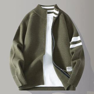 LAURENT MONACO | PULL ZIPPÉ EN TRICOT POUR HOMMES
