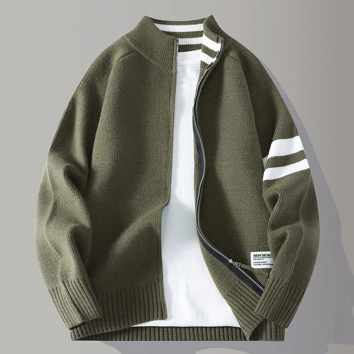 LAURENT MONACO | PULL ZIPPÉ EN TRICOT POUR HOMMES
