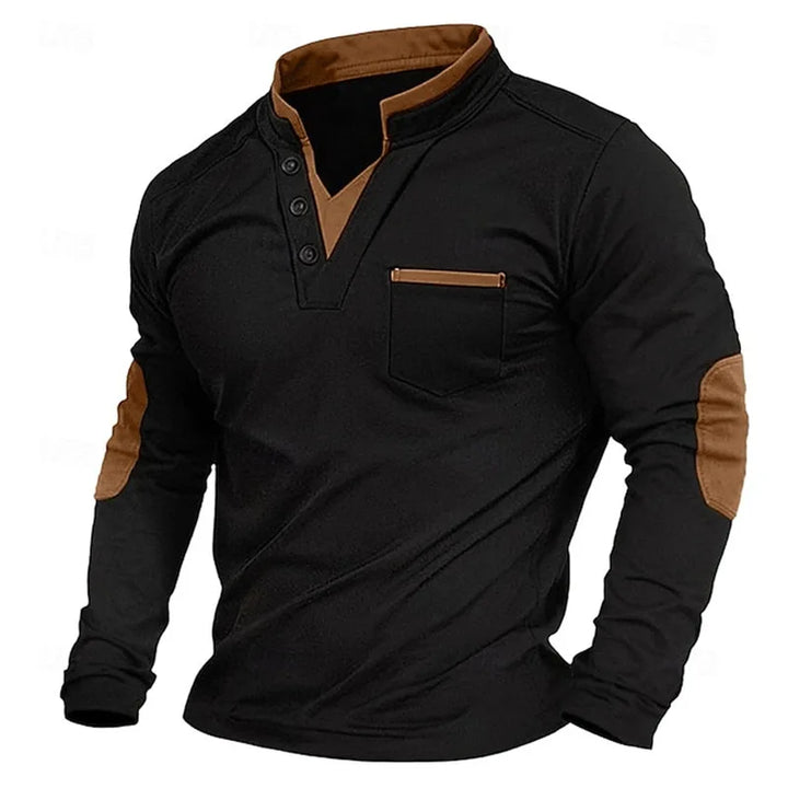 LAURENT MONACO | SWEAT-SHIRT ESSENTIEL AVEC COL EN V