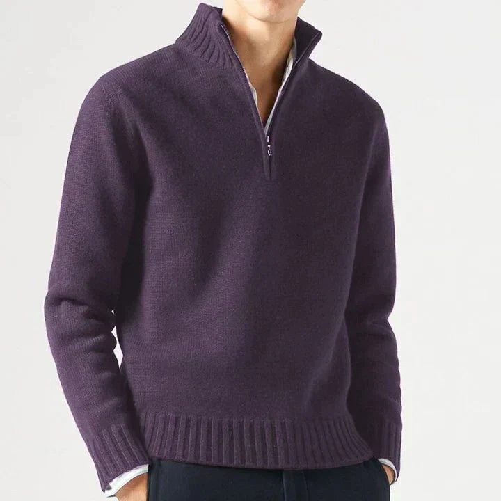 LAURENT MONACO | DOLCEVITA EN LAINE AVEC ZIP POUR HOMME