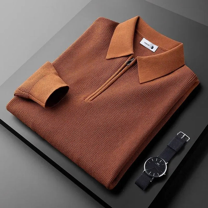 LAURENT MONACO | SWEAT CLASSIQUE EN MAILLE WAFFLE POUR HOMME