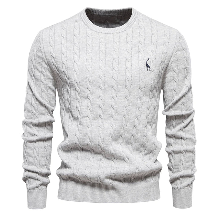 LAURENT MONACO | PULL À MAILLES TRESSÉES POUR HOMMES