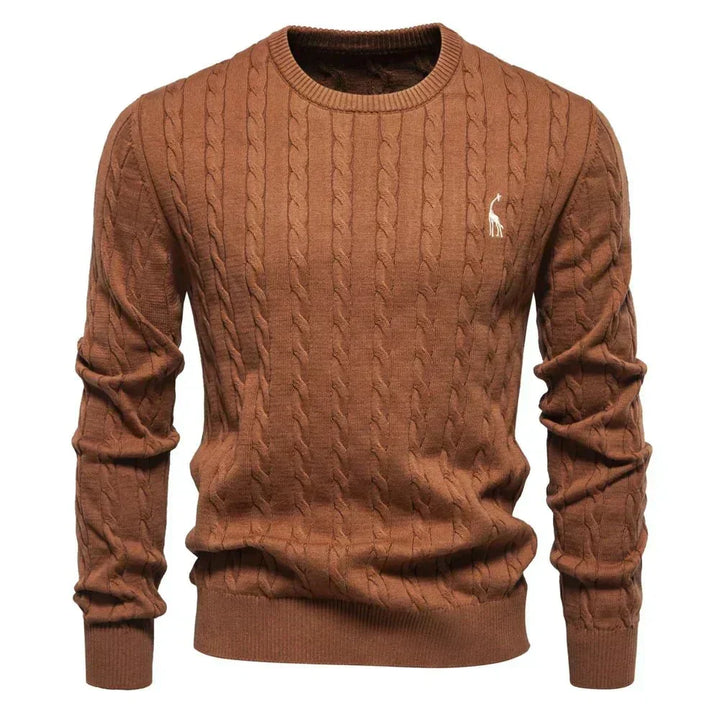 LAURENT MONACO | PULL À MAILLES TRESSÉES POUR HOMMES