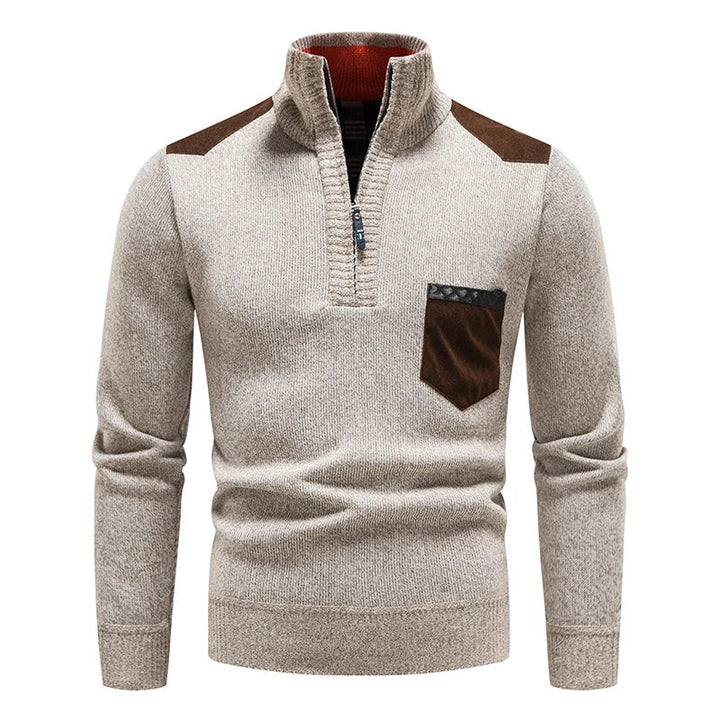 LAURENT MONACO | PULL HOMME EN POLAIRE AVEC ZIP