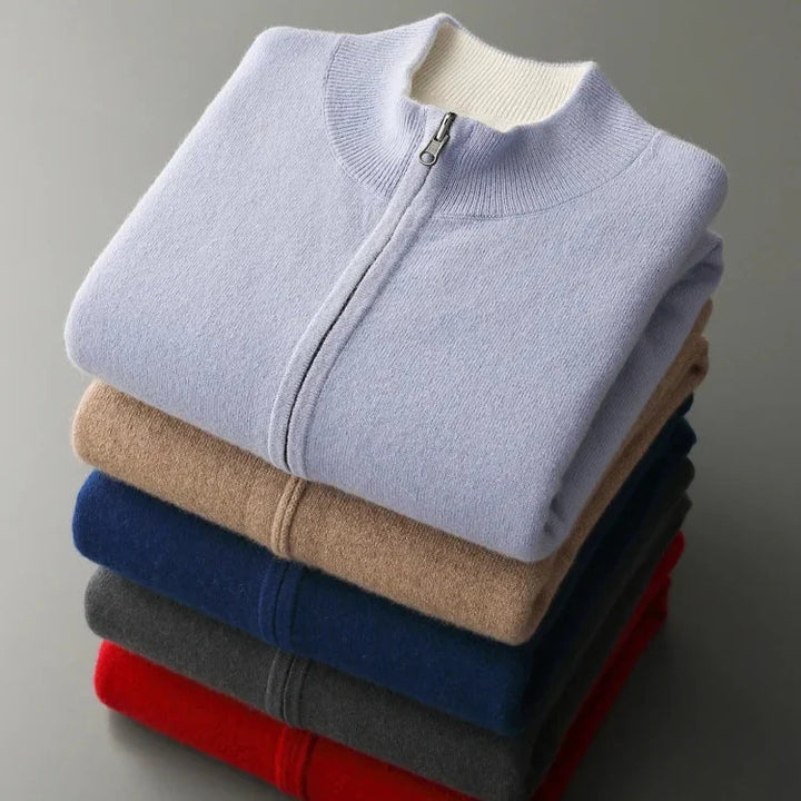 LAURENT MONACO | CARDIGAN ZIPPÉ EN MAILLE POUR HOMME