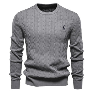 LAURENT MONACO | PULL À MAILLES TRESSÉES POUR HOMMES