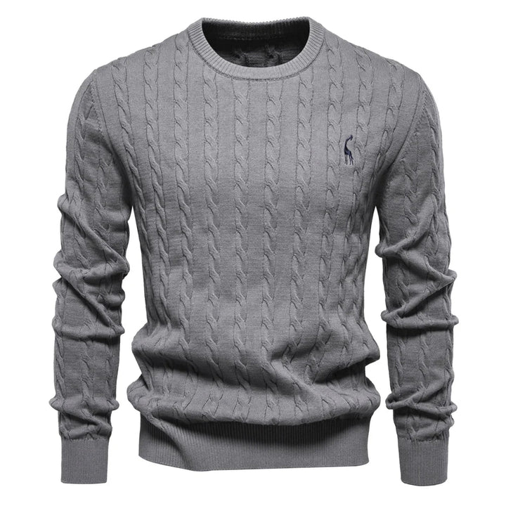 LAURENT MONACO | PULL À MAILLES TRESSÉES POUR HOMMES