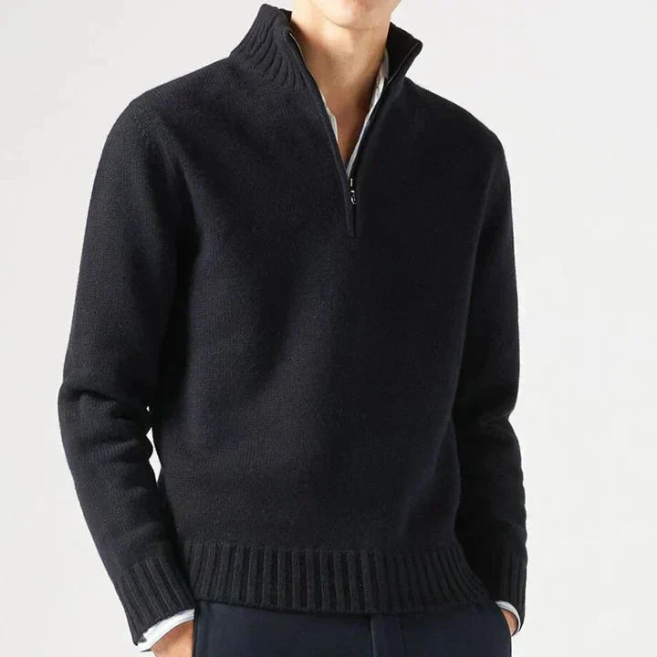 LAURENT MONACO | DOLCEVITA EN LAINE AVEC ZIP POUR HOMME