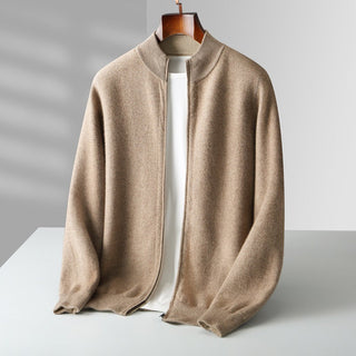 LAURENT MONACO | CARDIGAN ZIPPÉ EN MAILLE POUR HOMME