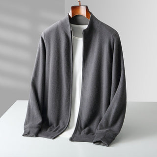 LAURENT MONACO | CARDIGAN ZIPPÉ EN MAILLE POUR HOMME