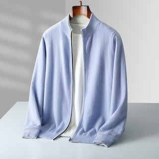 LAURENT MONACO | CARDIGAN ZIPPÉ EN MAILLE POUR HOMME