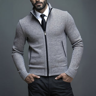 LAURENT MONACO | GILET HOMME LUXE AVEC FERMETURE ÉCLAIR