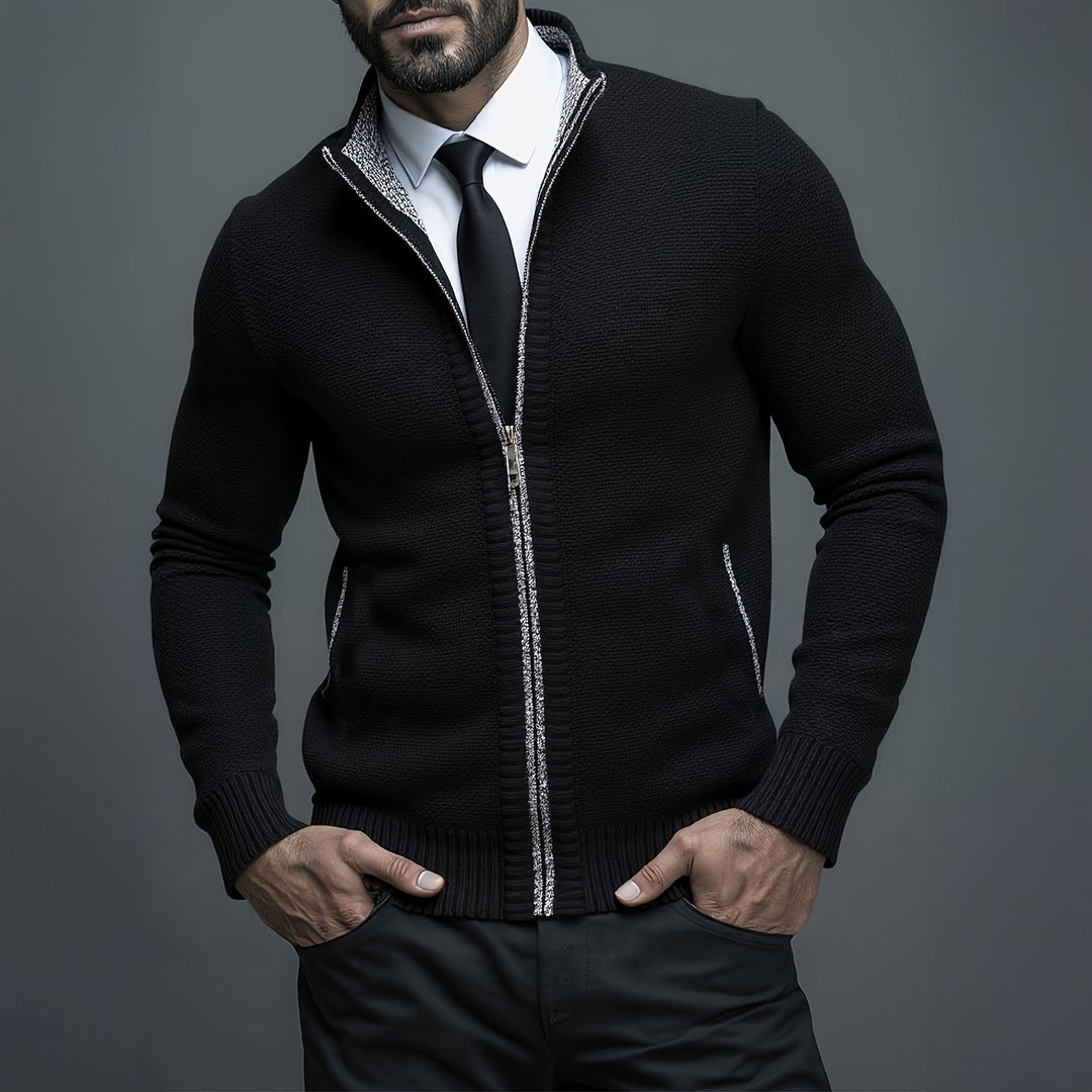 LAURENT MONACO | GILET HOMME LUXE AVEC FERMETURE ÉCLAIR
